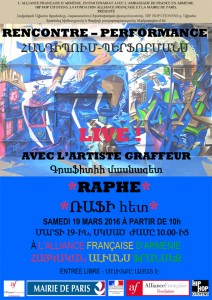 Raphe Graffiti Armenie Erevan Alliance Française